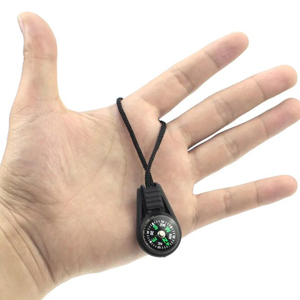 

8pcs Mini Compass Keychain Durable Plastic Ideal Gift Outdoor Hunting Hiking Lightweight Direction Pointer Key