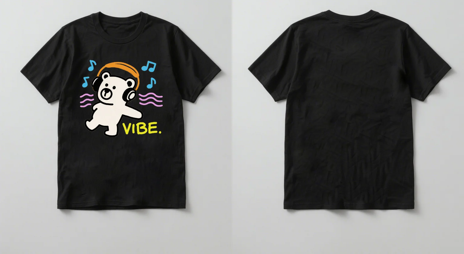 

Short-sleeved T-shirts printed with simple patterns are fresh clean fashionable comfortable and trendy