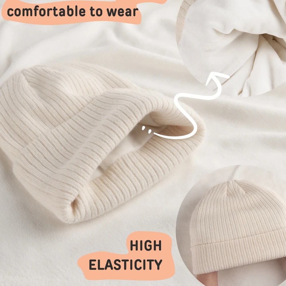 FURTALK المرأة الشتاء قبعة وشاح قفازات مجموعة متماسكة قبعة سميكة قفازات شاشة اللمس الرقبة أدفأ للرجال النساء