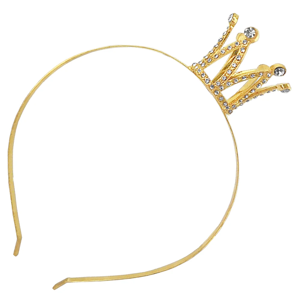 

Princess Crown Headband Heart Shaped Hair Hoops Headdress Birthday Party Supplies Child Lightweight Premium Material Photo Props