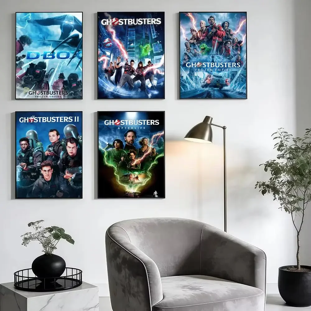 Horror Movie G-Ghostbusters Poster Aesthetic Wall Art Print Modern Bedroom Living Room Decor Trendy Gift