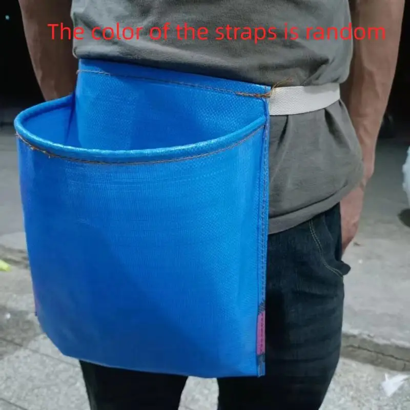 Fruit Picking Waist Pouch Large Opening Easy Access Adjustable Waist Belt for Vegetable Harvest Orchard Berry Picking Gifts
