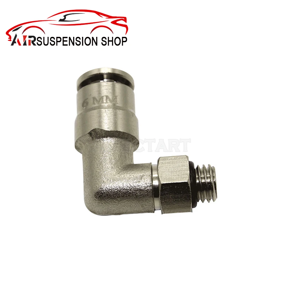 1x Air Suspension Compressor Valve Angle Elbow Connector For VW Touareg Porsche Cayenne Audi A6 OEM 95535890104 Car Accessories