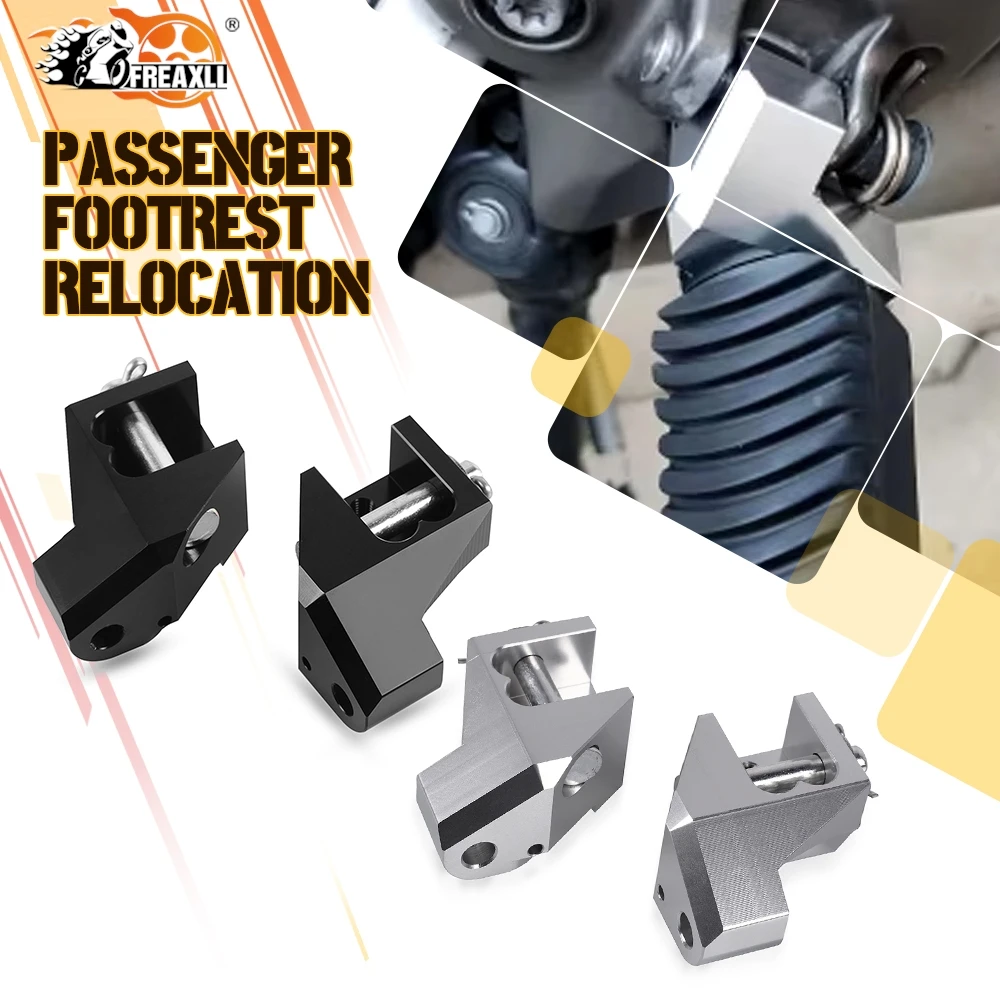 

NEW For BMW R850R R850RT R850 R 850 R/ RT 850 Motorcycle Driver Foot Peg Footrest Adapter Lowering Driver Lower 1.5 Accessories