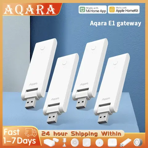 Aqara E1 허브 스마트 게이트웨이 지그비 3.0 USB Aqara 허브 무선 지그비 허브 리모컨, 샤오미 미지아 미홈 애플 홈키트용