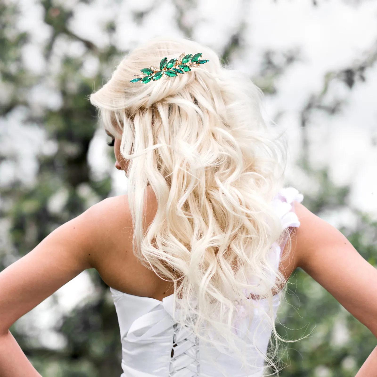 

Элегантная расческа для волос с кристаллами, 1 шт., свадебный аксессуар для прически, для вечеринок, банкетов, Рождества, Нового года и других мероприятий