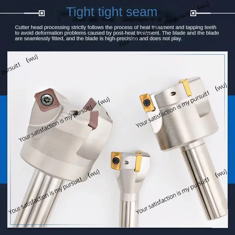 AIntegrated right angle milling cutter bar BAP300R BAP400R straight shank C16 C20 turret milling machine R5 cutter disc