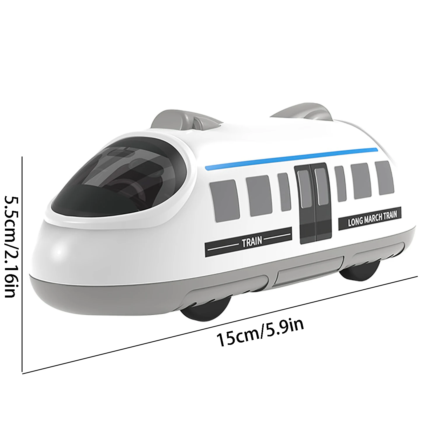 Children's cartoon double loop subway inertia toy cute and fun early education puzzle parent-child interaction