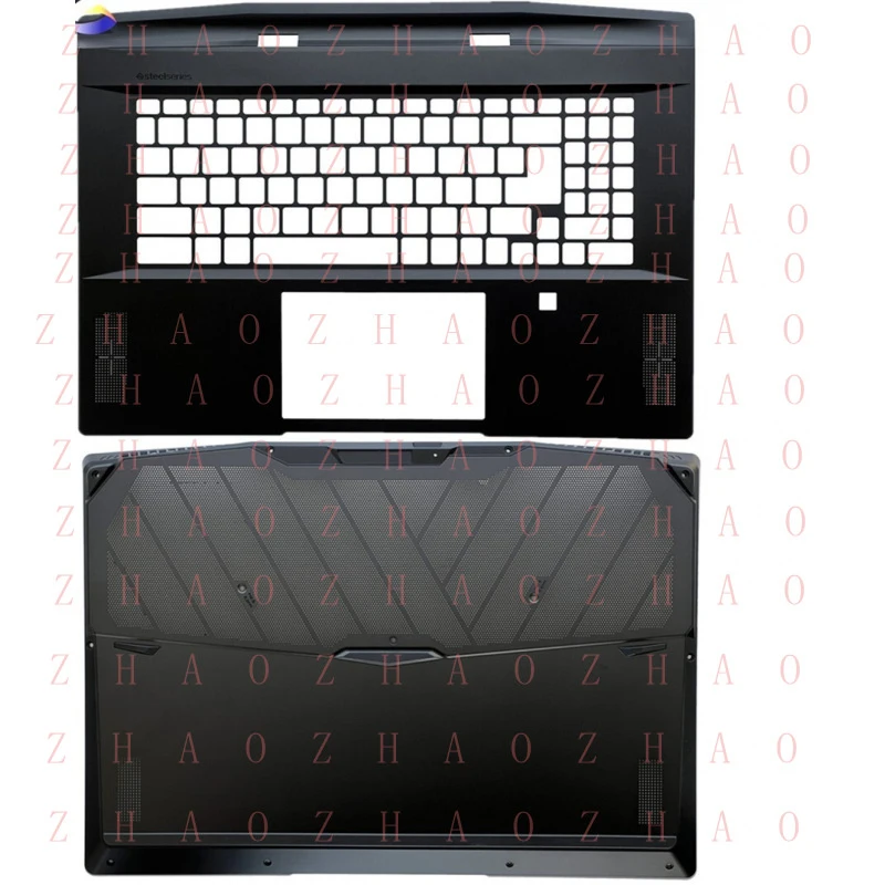 L+ New For MSI Stealth GS77 12UE 12UH MS-17P1 17P2 Upper Case Palmrest +Bottom Case