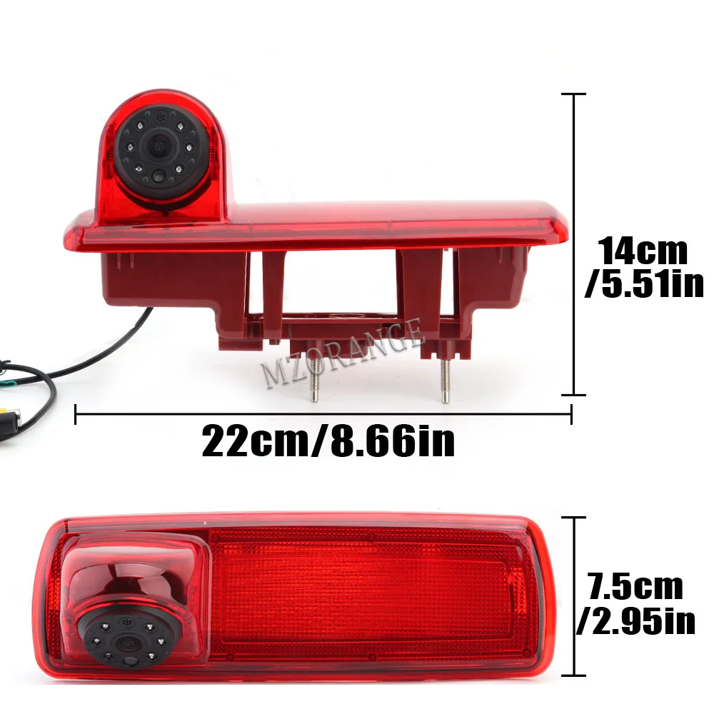 Samochodowe światło hamowania z kamerą do OPEL VIVARO do RENAULT Trafic 3 MK2 do Nissana NV300 X82 2015-ON Montaż