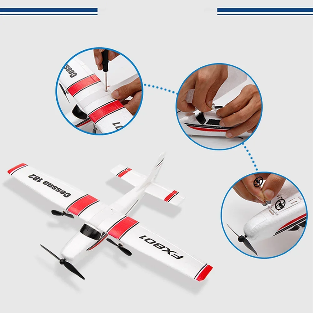 RC Global Beginner Electric RC RTF Glider Airplane EPP Foam 2.4G Remote Control Plane UAV Long Distance Flying Aircraft Toys