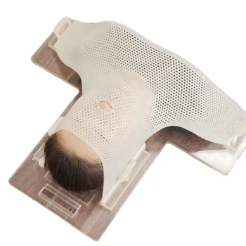 O type 4-clamp Thermoplastic Mask for Cancer Ray Treatment therapy Head Neck Shoulder Immobilization