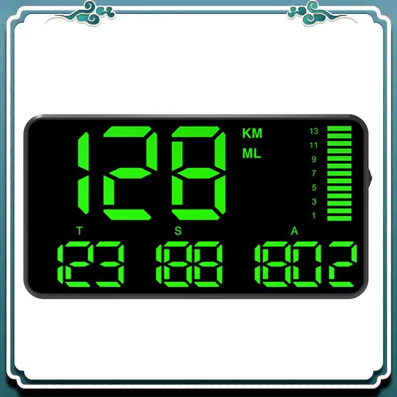 

ABTU-C90 Измеритель высоты с проекционным дисплеем, черный HUD, пластиковый HUD GPS-измеритель скорости, автомобильные аксессуары