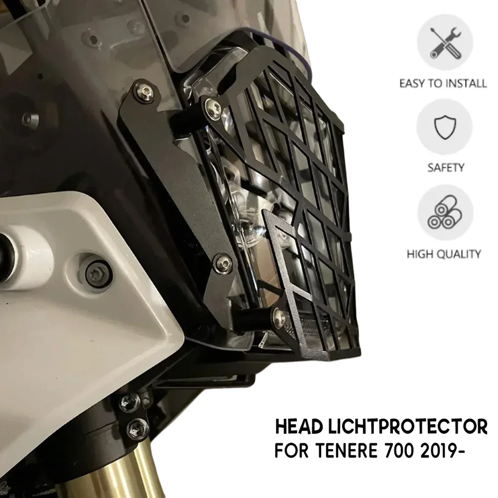 

Для Yamaha Tenere 700 Tenere 700 Tenere700 мотоциклетные алюминиевые продукты Yamaha защита фар протектор защитная решетка
