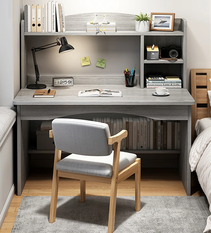 

Desks, student home bedrooms, bookshelves, integrated tables, light luxury, modern and simple