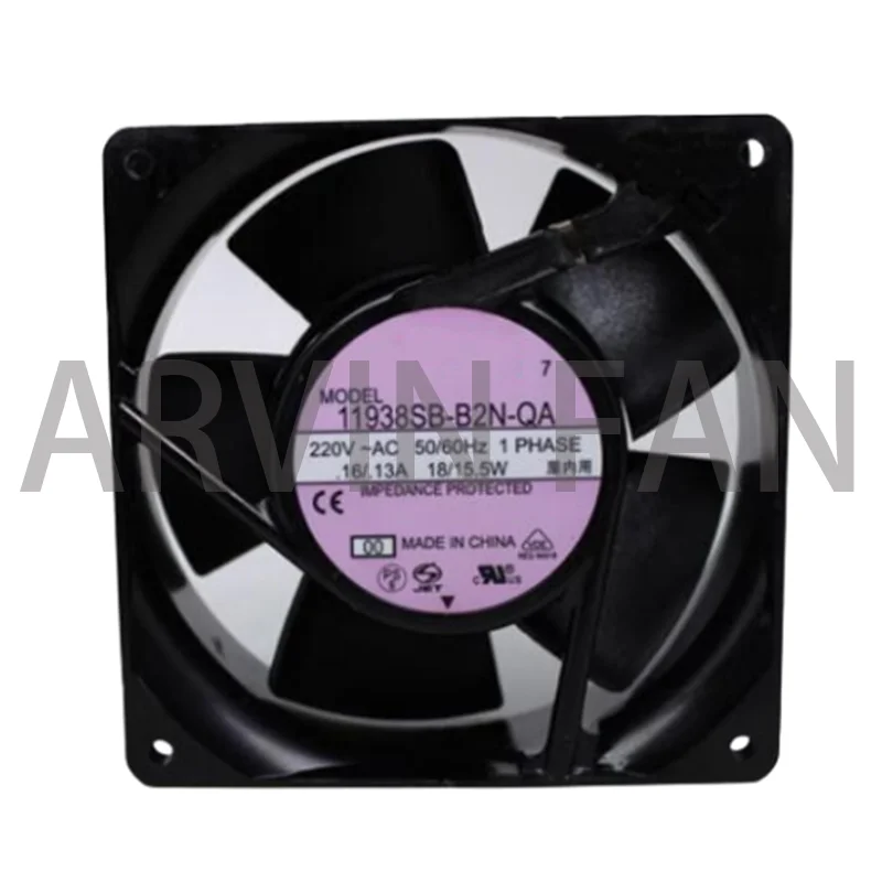 11938SB-B2N-QA AC 220V 18/15.5W 120x120x38mm Server Cooling Fan