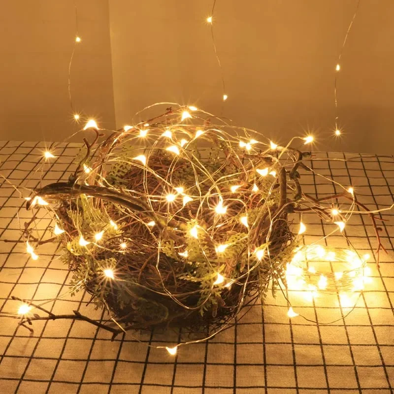 5/10/20M Usb Led String Lights Koper Koperdraad Guirlande Licht Waterdicht Fairy Lights Voor Kerstmis wedding Party Decoratie