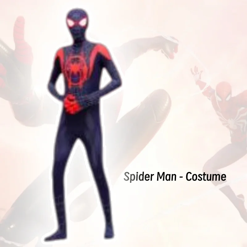 Nowe stroje cosplay anime na rok 2026, kombinezon superbohatera, dziecięce stroje cosplay Spider-Mana, rozmiar prezentowy 110-150 cm