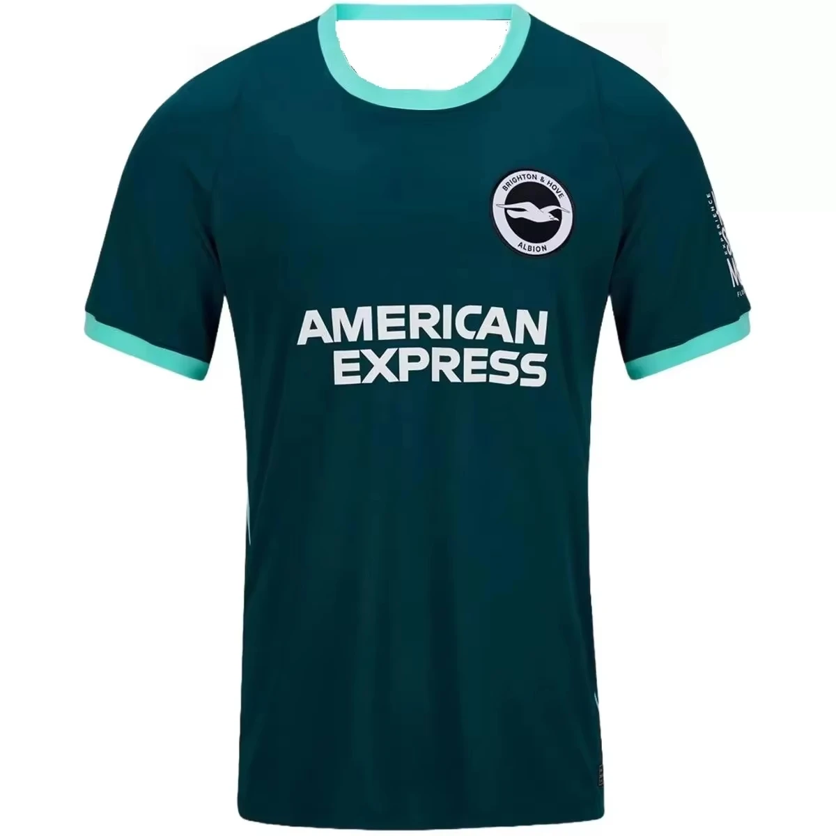 2026 Brighton & Hove Albion 3D Printed Football Jersey Men's Summer Quick Drying Short Sleeved T-shirt Family Matching Clothing