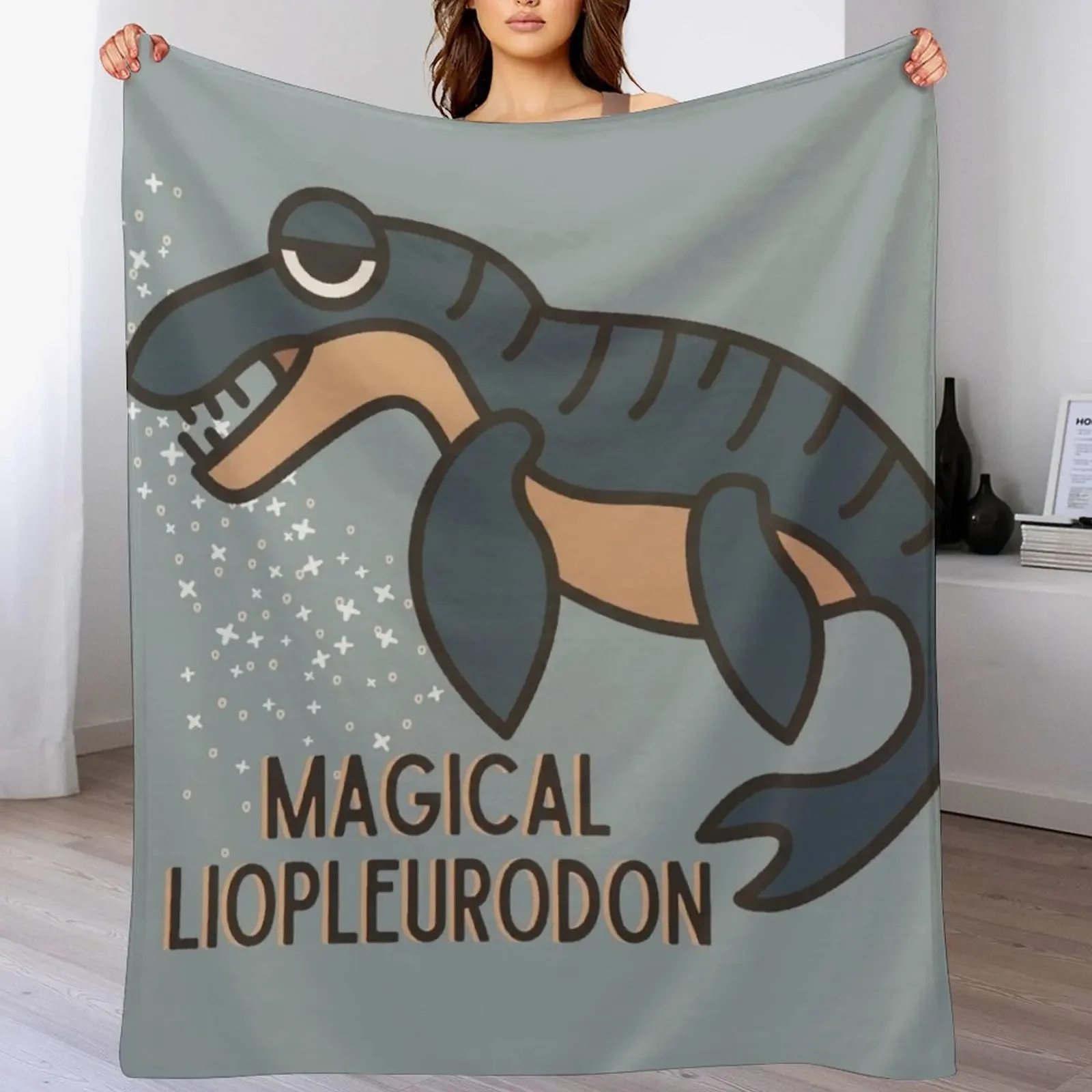 

Magical Liopleurodon // Charlie The Unicorn Throw Blanket valentine gift ideas Travel Baby Loose Blankets