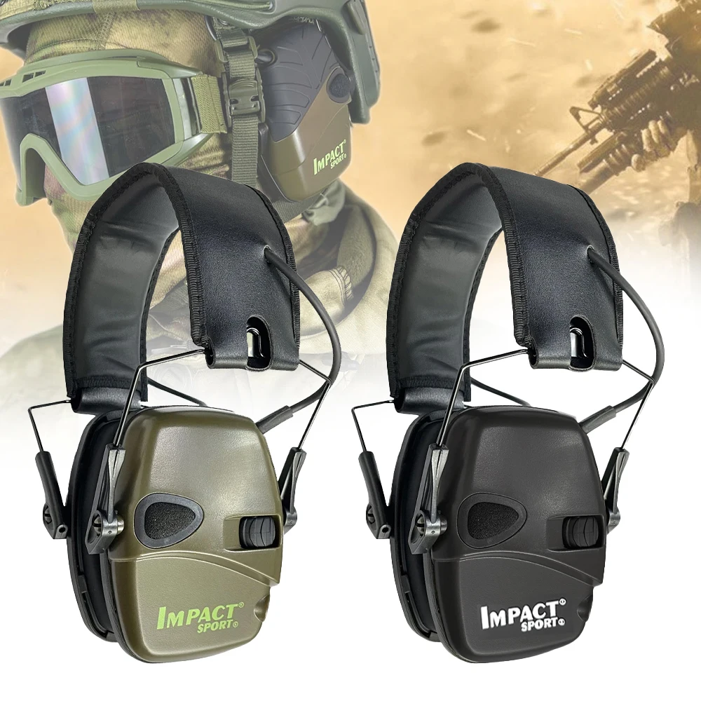 

Горячее предложение! Электронные наушники для стрельбы, тактические ударные наушники с усилением звука, гарнитура, защита ушей, противошумные наушники, спорт на открытом воздухе