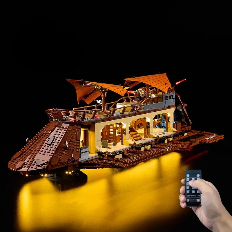 

No Model LED Lighting Set Suitable for LEGO Jabba's Sail Barge 75397 (Excluding Building Blocks)