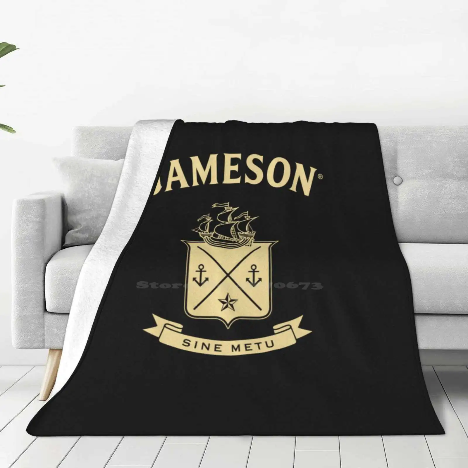 Irish Family Whiskey New Arrival Fashion Leisure Warm Flannel Blanket John Jameson Whiskey Jameson Irish Whiskey Jameson