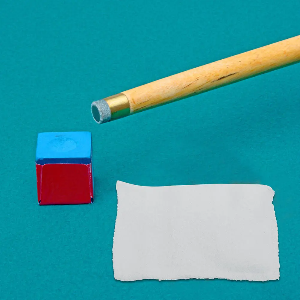 

Набор из 4 тальковых мешочков для бильярдных принадлежностей и оборудования, белый, для пула