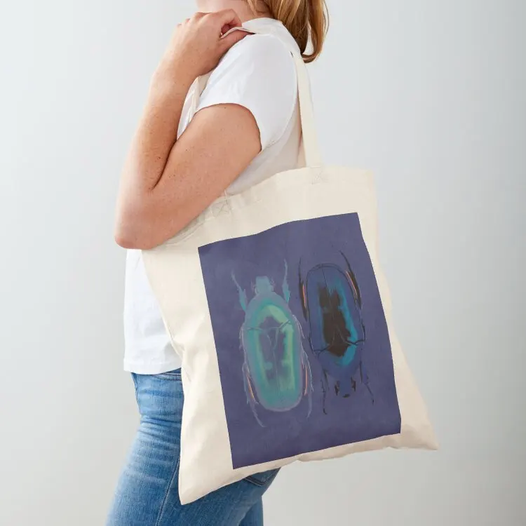

Purple beetle Tote Bag Large bags for women Canvas bag for women reusable shopping bags tote bag women
