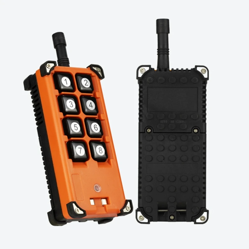 

220V-380V 8CH Channels 8CH RF Wireless Remote Control Remote Control System Receiver Transmitter 315/433 MHz H8WD