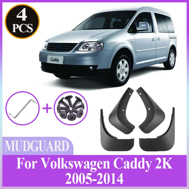 

For Volkswagen for VW Caddy 2K 2005-2014 2010 Car Mudflaps Front Rear Fender Wheel Cover Mudguard Splash Guard Auto Accessories