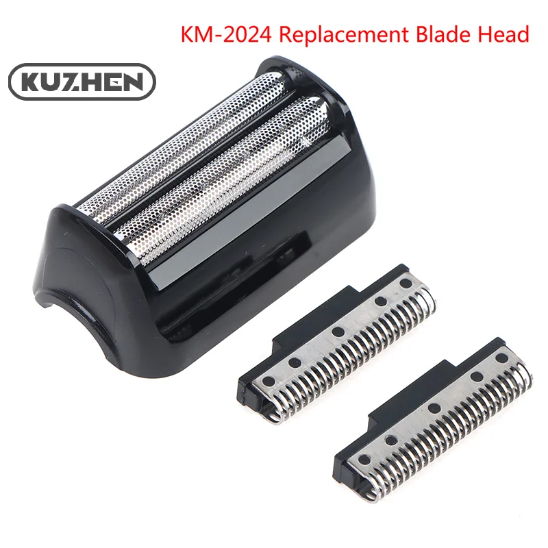 1 Set Razor Replacement Blade Head For KM-2024 Mesh Blade Net Shaving Shaver Parts