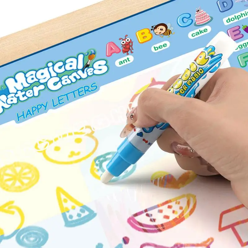 Water Painting Pad Reusable Painting Writing Doodle Board Toy Canvas Mat For Kids Coloring Doodle Drawing Mat 100 X 80cm For