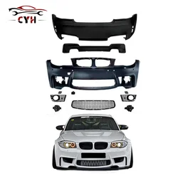E82 E87 1m Style Body Kit Car Conversion Upgrade for Bmw 1 Series Uqgrade Front Bumper Rear Bumper
