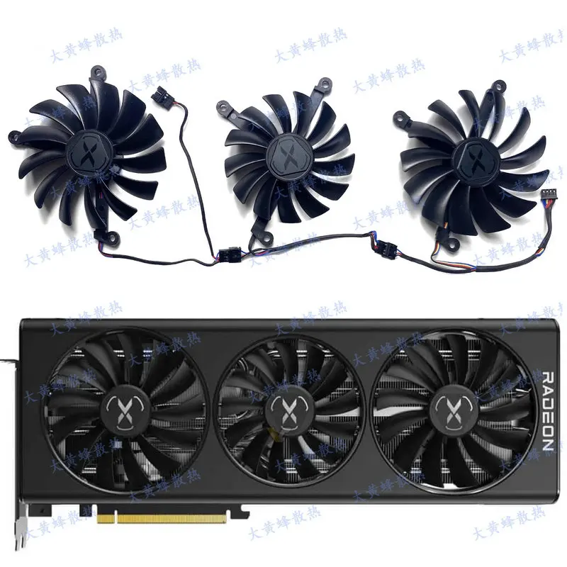 The New Cooling Fan for XFX RX6900XT Speedster MERC/SWFT Video Card