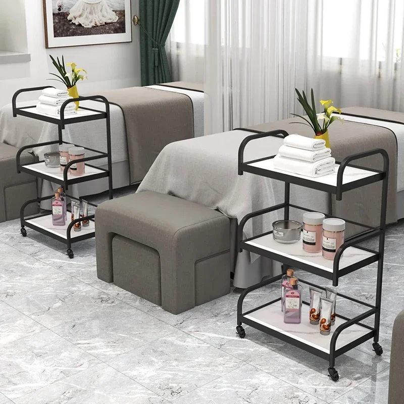 

Aesthetics and Beauty Furniture Accessories Cart Trolley Spa Equipment Cosmetic Salon Trolly With Wheels Organizer for Lashista