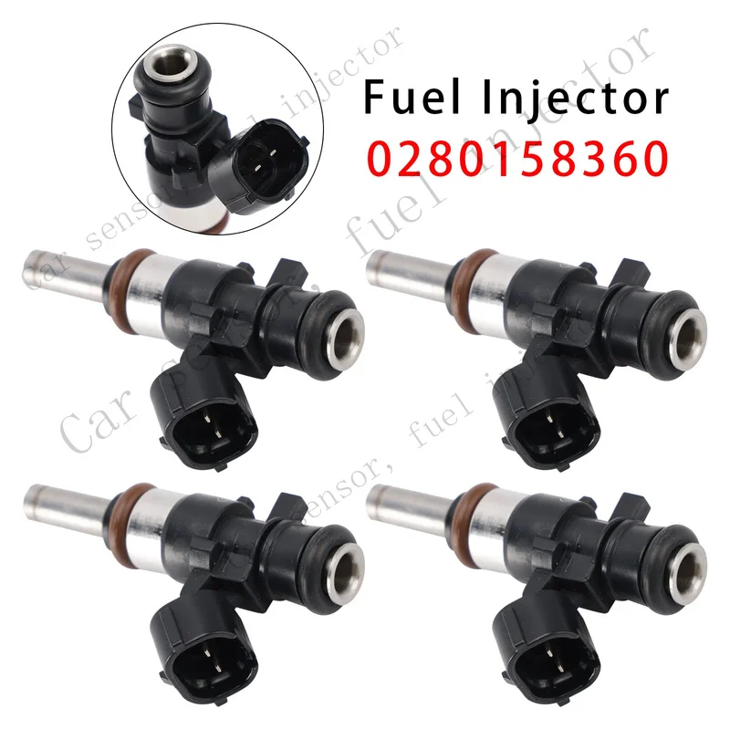 Топливные форсунки Q+ 4 шт. для VW Golf GTI R Audi A3 S3 2.0 CJX CHH 0280158360 TE