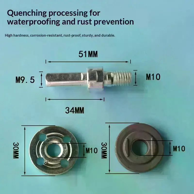 1 Set 10mm Universal Angle Grinder Hand Saw Conversion Column Electric Drill To Angle Grinder Connecting Rod Adapter Accessories