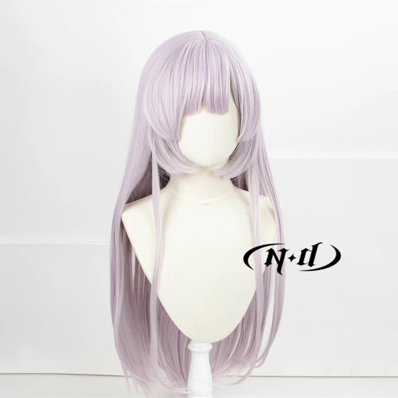 ND Hella คอสเพลย์วิกผม Path to Nowhere คอสเพลย์สีม่วงผมยาวหยิกวิกผมสําหรับเกม Comic Con Coser สังเคราะห์ทนความร้อน