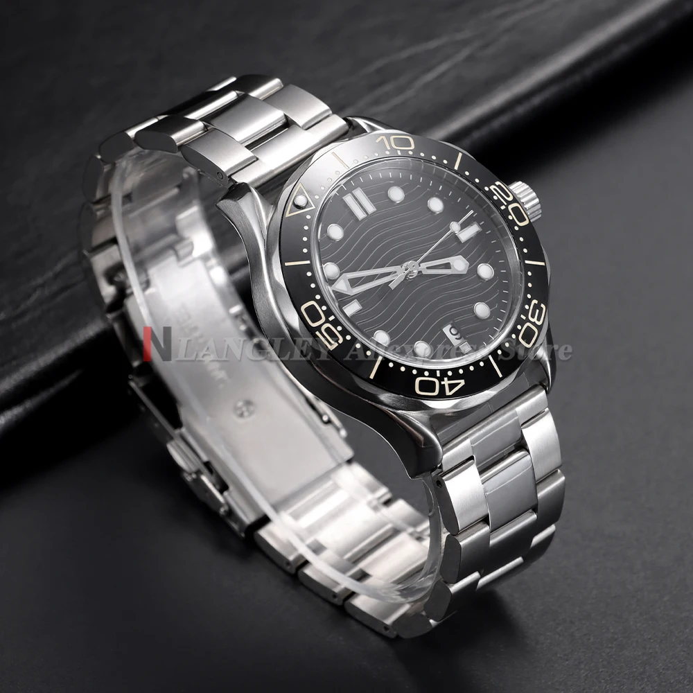 Massives Edelstahl-Uhrenarmband für Seiko Diving Oyster-Uhrenarmband, mittleres Polierarmband, 20, 22, 24, 26, 28 mm, Uhrenzubehör