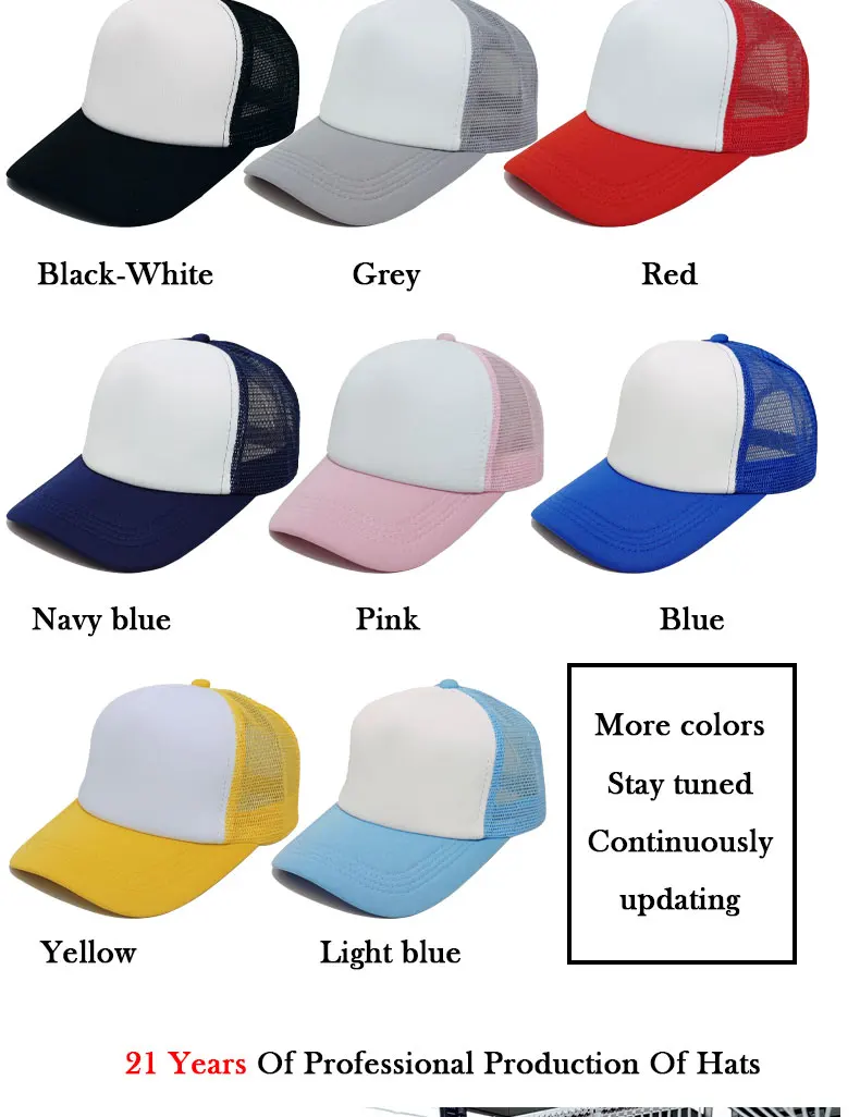 Hochwertige Freizeit-Mesh-Mütze Großhandel Herren-Baseballkappe Damen-Tennis-Mütze mit individuellem besticktem Logo Schwamm-Patchwork-Mesh-Kappe – Detail 2