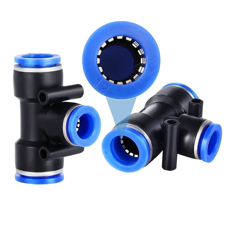 Pneumatic Fittings Pipe Connectors Quick Release Connector PU PY PK PE PV SA  Air Tube 4mm 6mm 8mm 10mm Push In Hose Couping