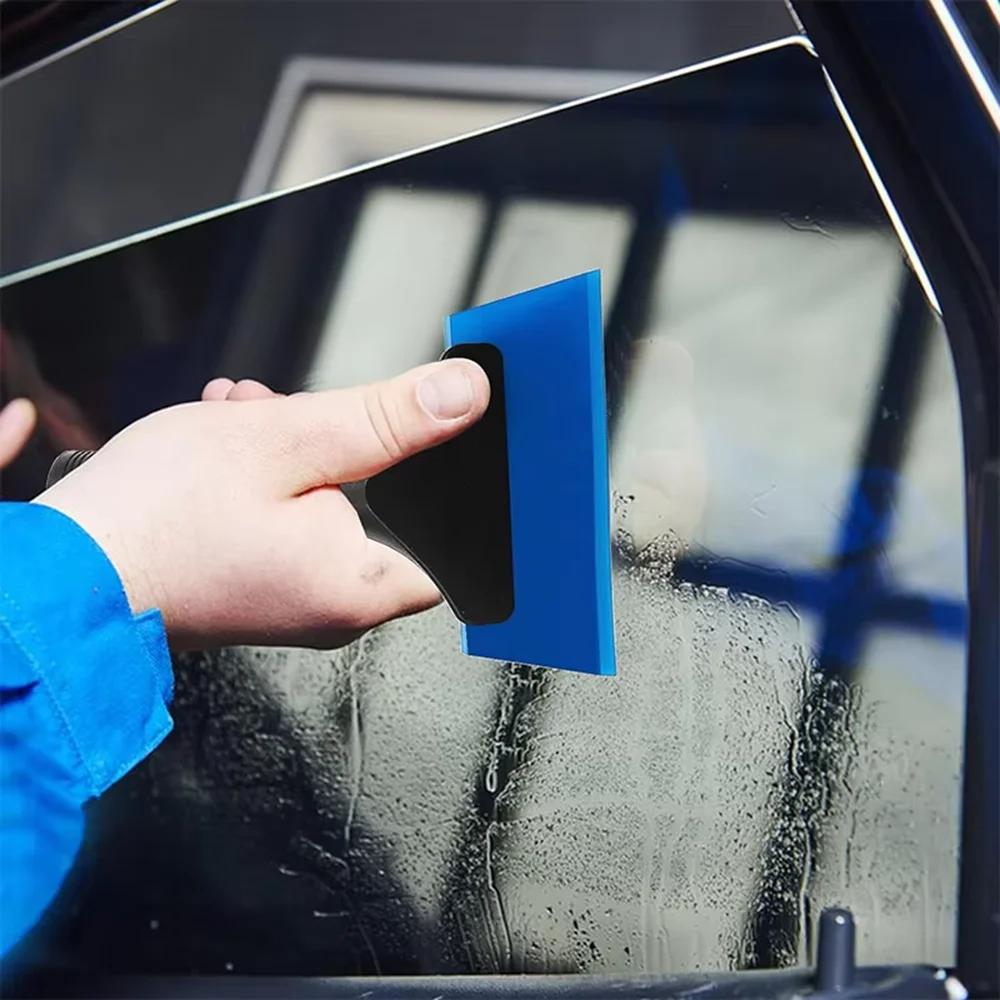 Blue Oxford Hand Squeegee Professional Car Vinyl Wrap Water Removal Scraper Auto Body Film Wrapping Install Applicator