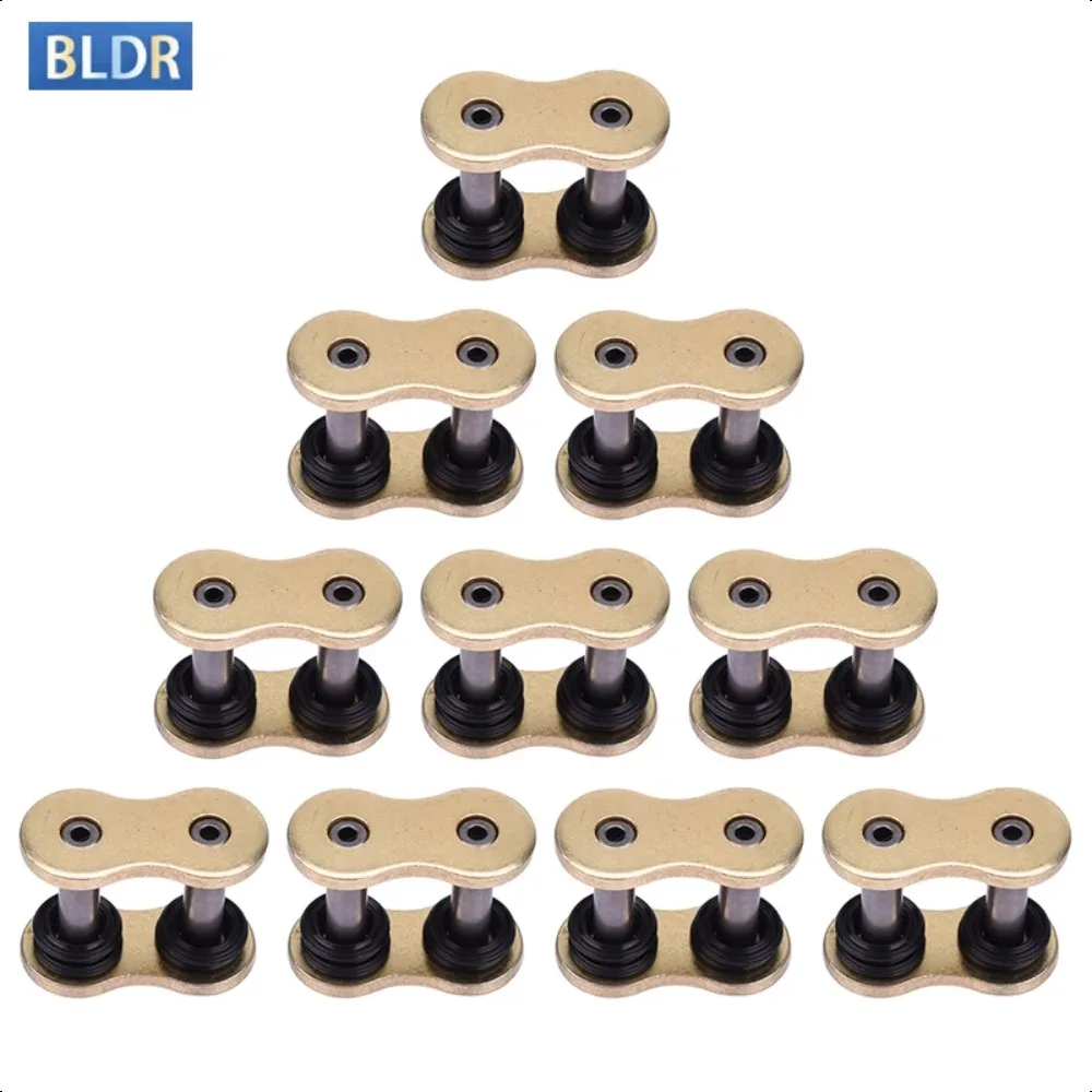 

10 шт. 428HX 520HX 525HX 530HX 428 520 525 530 кольцо для мотоцикла полая заклепка сальник пряжка цепи разъем замок соединительное звено