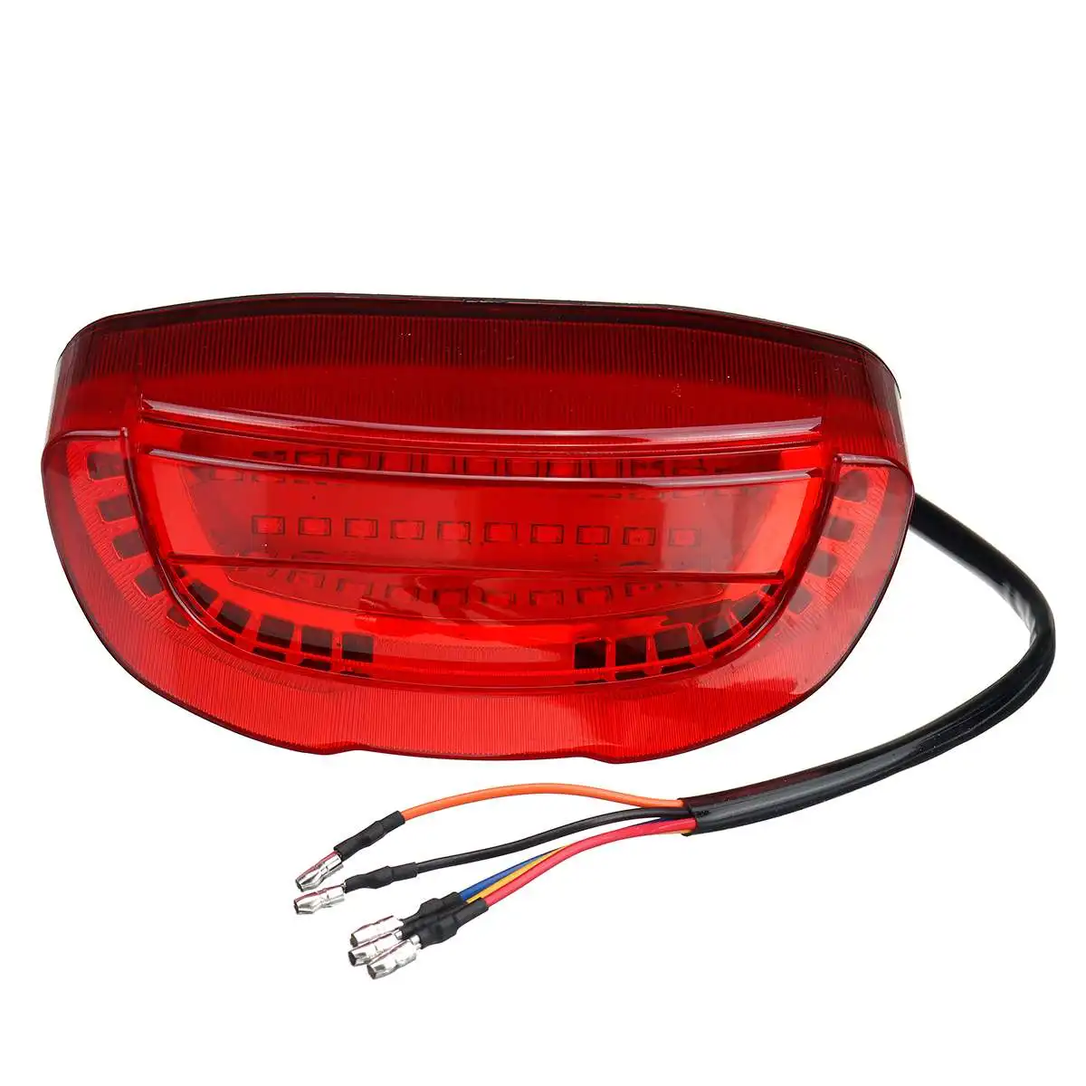 12V Universal Motorcycle LED Tail Light Brake Stop DRL Turn Signal Rear Lamp Indicator License Plate Light For ATV Dirt Bike