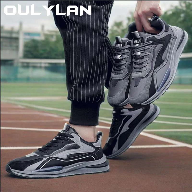 

Oulylan 2025 Men Sneakers Summer Comfortable Breathable Running Shoes Tennis Shoe Anti Slip Wear-resistant Leisure Shoes Jogging