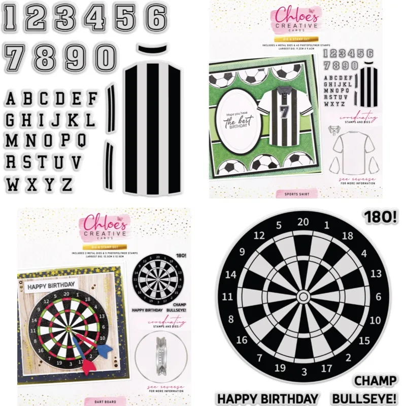 Star Circle Dart Board Stamps And Dies New Arrival 2026 Scrapbook Diary Decoration Stencil Embossing Template DIY Greeting Card
