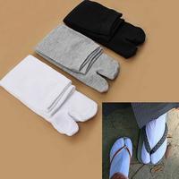 1 Pair Unisex Japanese Kimono Flip Flop Sandal Split Toe Tabi Ninja Geta Socks