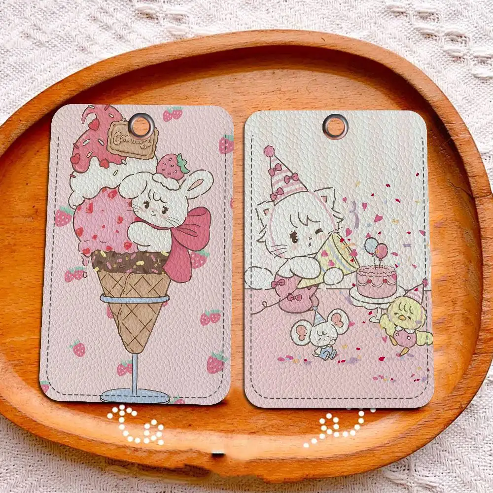 Popular M-Mikko Cute Cat Personalised Holder Suitable For Bank Card,Subway, Bus Card Wallet Card Case Badge Holder Keychain