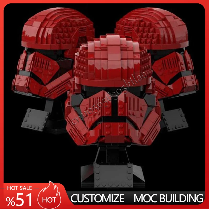 

880 шт. Star Plan MOC Final Sith Trooper MOC боевая модель на заказ головоломка архитектура образование сборная модель игрушки на день рождения и Рождество
